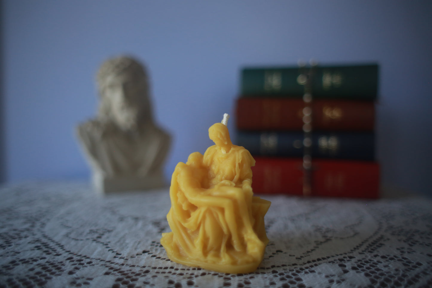 Pieta Beeswax Prayer Candle