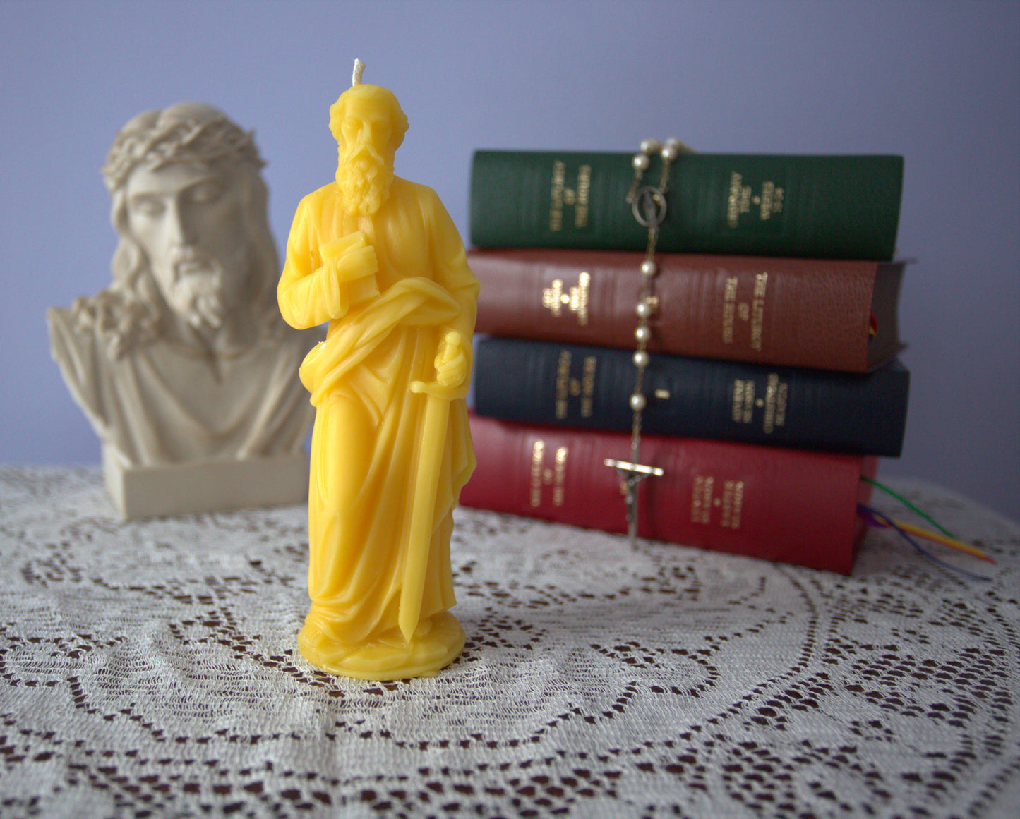 Saint Paul Beeswax Prayer Candle