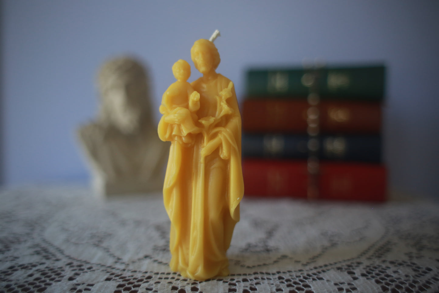 Saint Joseph Beeswax Prayer Candle