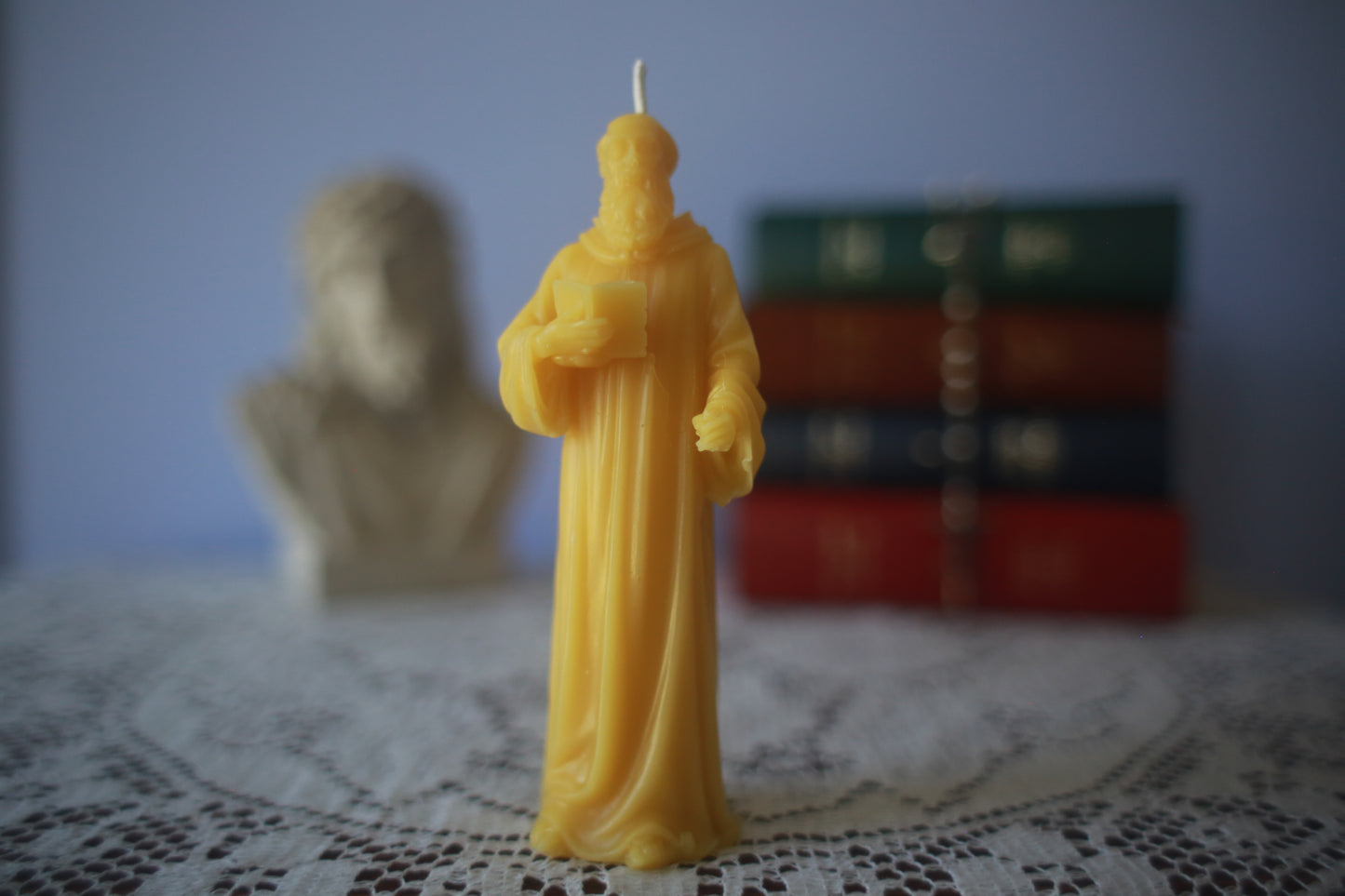 Saint Benedict Beeswax Prayer Candle