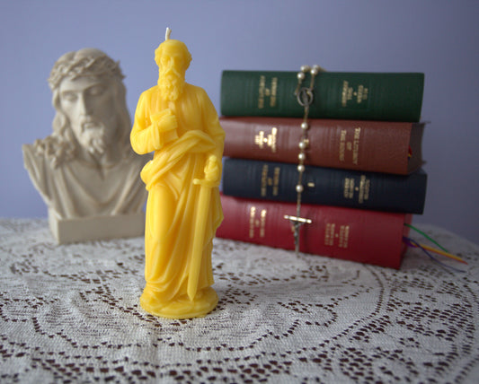Saint Paul Beeswax Prayer Candle